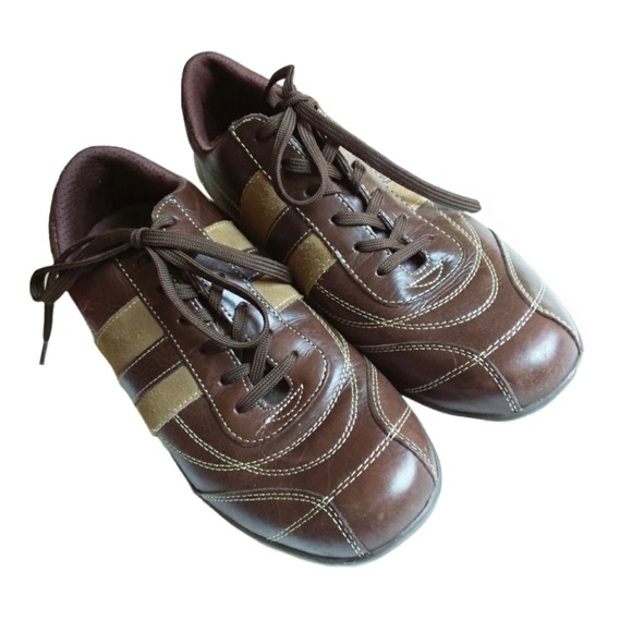 Steve Madden Other - Steve Madden | Brown Leather Soccet Sneakers 10.5